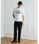 【BOWLER HAT LABEL】アイスクリアコットン バッククロスピストル 半袖Tシャツ