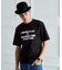 【BOWLER HAT LABEL】アイスクリアコットン バッククロスピストル 半袖Tシャツ