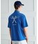 【BOWLER HAT LABEL】アイスクリアコットン バッククロスピストル 半袖Tシャツ