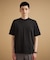 【接触冷感】アイスクリアコットン モックネック Tシャツ