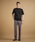 【接触冷感】アイスクリアコットン モックネック Tシャツ