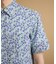 リップル小花シャツ