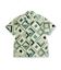 【吸汗速乾】タイル柄プリント 半袖シャツ