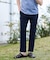 【接触冷感/吸汗速乾】サイドゴアウエスト ストレートパンツ