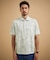 リーフ柄ポロシャツ