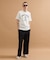 カレッジ風ミニ裏毛半袖Tシャツ
