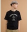 カレッジ風ミニ裏毛半袖Tシャツ