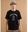 カレッジ風ミニ裏毛半袖Tシャツ