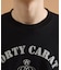 カレッジ風ミニ裏毛半袖Tシャツ