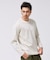 シルケット ボーダー 長袖 Tシャツ