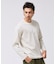 シルケット ボーダー 長袖 Tシャツ