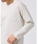 シルケット ボーダー 長袖 Tシャツ