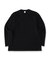 2重編みガーター ボーダー 長袖 Tシャツ