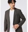 2重編みガーター ボーダー 長袖 Tシャツ
