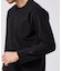 2重編みガーター ボーダー 長袖 Tシャツ