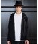【BOWLER HAT LABEL】ジップアップ スウェットパーカー