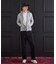 【BOWLER HAT LABEL】ジップアップ スウェットパーカー