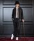 【BOWLER HAT LABEL】ダウンファブリック トラックジャケット