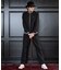 【BOWLER HAT LABEL】ダウンファブリック トラックジャケット