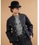 【525DENIM】14ozデニム ノーカラーGジャン