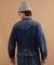 【525DENIM】14ozデニム ノーカラーGジャン
