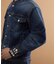 【525DENIM】14ozデニム ノーカラーGジャン
