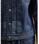 【525DENIM】14ozデニム ノーカラーGジャン