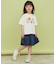 【110-150/6色展開】アソートプリントTシャツ/洗濯機OK