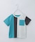 【110-160/洗濯機OK】縦切替えポケットTシャツ