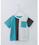 【110-160/洗濯機OK】縦切替えポケットTシャツ