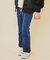 【110－160/裏起毛】あったかのびーるフレアパンツ/洗濯機OK