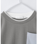 【110-160】レイヤー風ポケットTシャツ/洗濯機OK