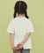 【110-150】シャーリングロゴTシャツ/ママとおそろい・洗濯機OK