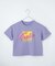 【110－160】レトロロゴTシャツ/洗濯機OK