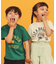 【110－160/6色展開】コットン半袖Tシャツ/洗濯機OK