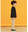 【110-160/洗濯機OK】切り替え長袖Tシャツ