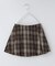 【110-160】チェックスカートパンツ