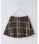 【110-160】チェックスカートパンツ