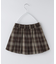 【110-160】チェックスカートパンツ