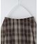 【110-160】チェックスカートパンツ