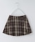 【110-160】チェックスカートパンツ