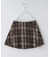 【110-160】チェックスカートパンツ