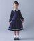 【120-130】ネイビーフォーマルワンピース/入園・卒園・入学
