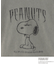【110－160】PEANUTS ／ ピーナッツ スヌーピー ヴィンテージ風プリント長袖Tシャツ