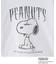 【110－160】PEANUTS ／ ピーナッツ スヌーピー ヴィンテージ風プリント長袖Tシャツ