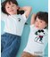PEANUTS ／ ピーナッツ スヌーピー ワンポイント刺繍半袖Tシャツ