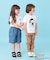 PEANUTS ／ ピーナッツ スヌーピー ワンポイント刺繍半袖Tシャツ