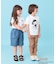 PEANUTS ／ ピーナッツ スヌーピー ワンポイント刺繍半袖Tシャツ