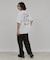 モチーフバックプリントTシャツ