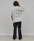 モチーフバックプリントTシャツ